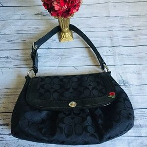 Sold RARE ROSE COACH SOHO SIGNATURE PURSE